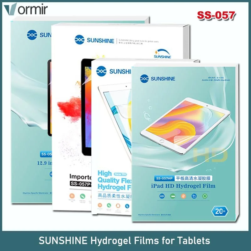 20Pcs Tablets Screen Protector Per Ss-890C Sunshine Hydrogel Cutting Machine Anteriore Posteriore Film Per Ipad Pro Hd Anti-Blue Sheet