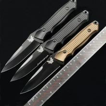 

Outdoor Tactical Benchmade 140BK Hunting Tactics Straight Knife Self-defense Small Knives Camping EDC Portable Pocket Tool