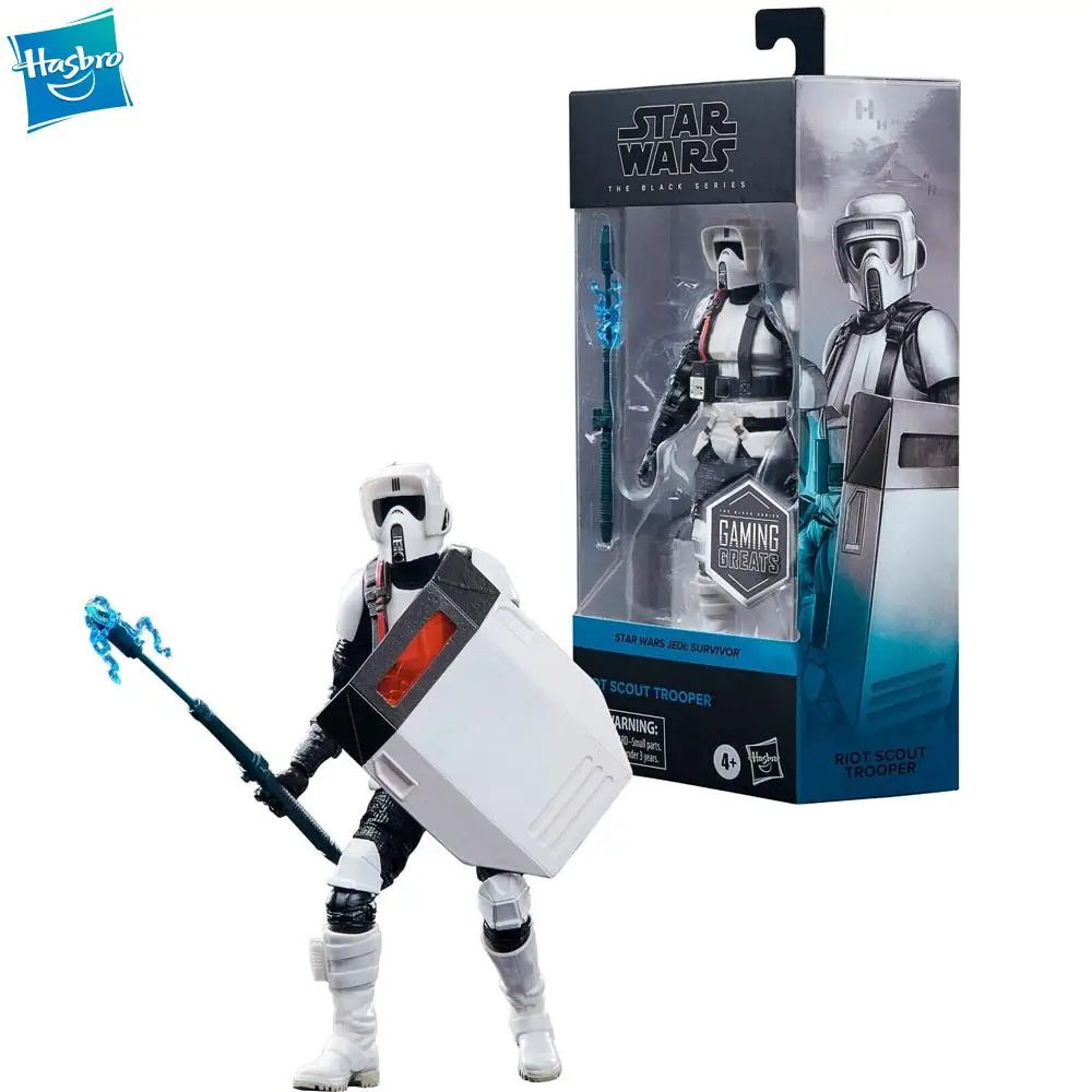 

Original Hasbro Star Wars The Black Series Riot Scout Trooper 6 Inch Action Figure Collectible Toys Model Boy Gift New In Stock