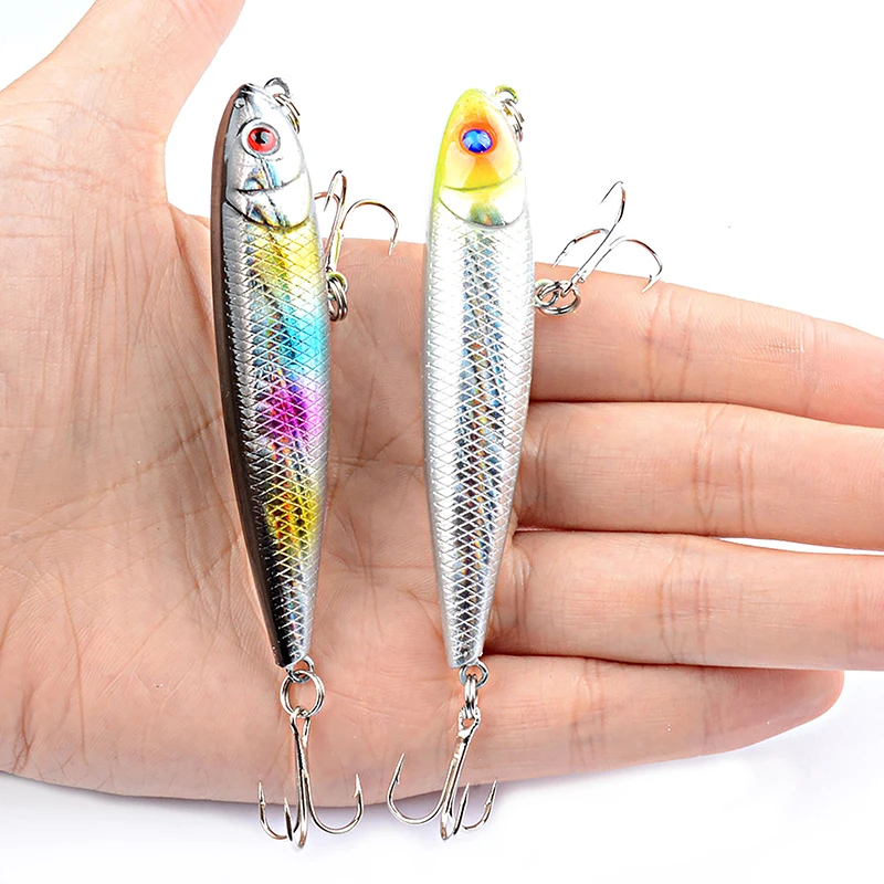 

Карандаш для имитации приманки Luya, 8 см, пластиковая приманка с водной поверхностью для собак Zizi, рыболовное снаряжение