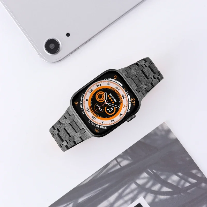 Metal Strap for Apple Watch Ultra2 Band 49mm 9 8 7 45mm Modified Stainless Steel Bracelet Wristband for 6 5 4 SE2 44mm 42mm Belt