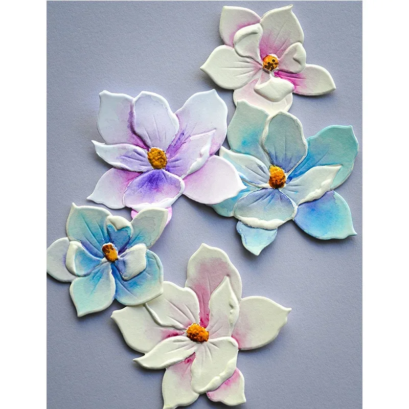 New Popular Floating Balloon 3d Embossed Folder, Diy Paper Cuttings Mold Embossed Plastic Plate Design, Scrapbook, 6.5 X 4.5 Inc