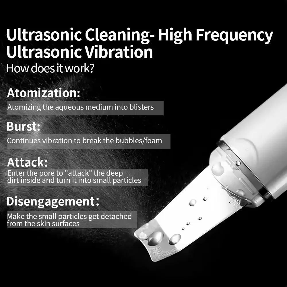 Beauty Equipment Blackhead Remover Blackhead Cleaning Pore Shrinking Beauty Device Dead Skin Acne Scalper Facial Pore Cleanser