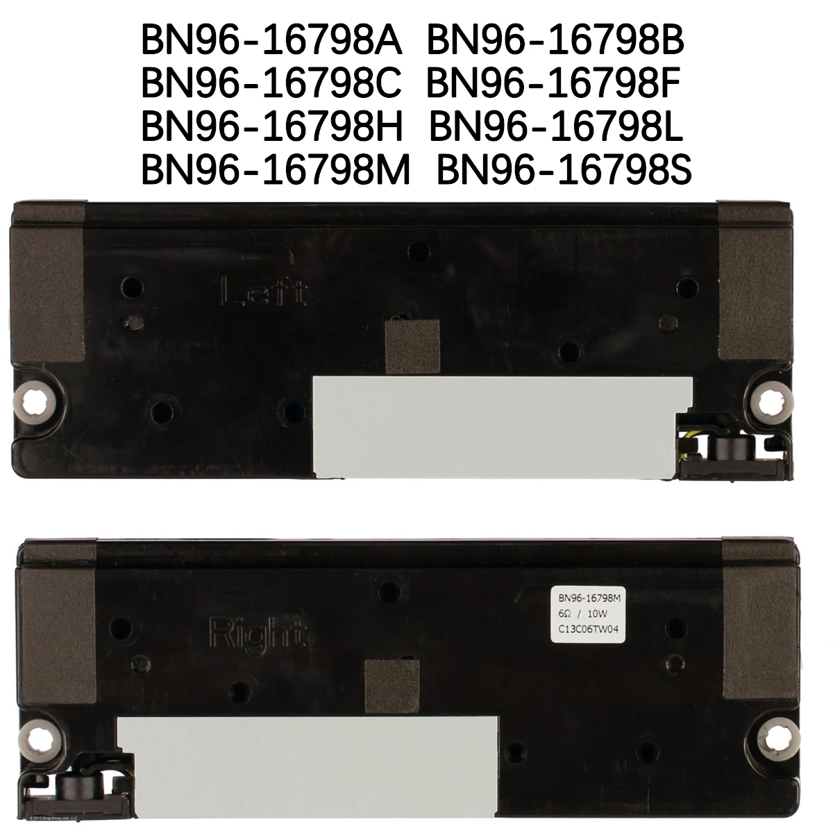 TV Built-in Parts Speakers 6&Omega; 10W BN96-16798A BN96-16798B BN96-16798C BN96-16798F BN96-16798H BN96-16798L BN96-16798M 16798S tv speakers