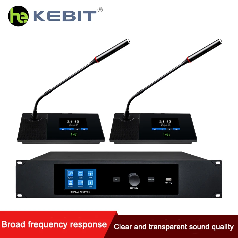 KE-2300 система переговоров с микрофоном для цифровой конференции