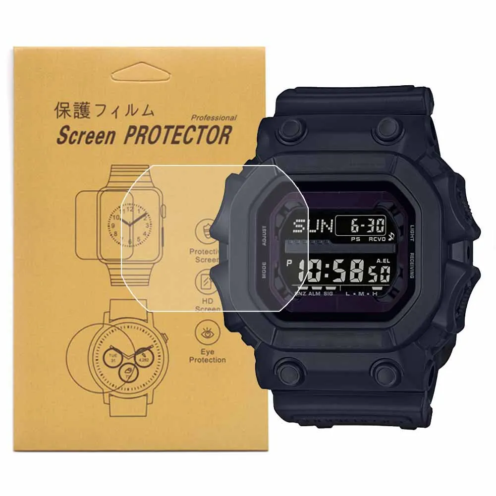 3 Pz Per Gx-56 Gbx-100 Dw-5600 Gmw-B5000 Gw-B5600 M5610 Gbd-200 Gm-5600 Ae-1200 Tpu Nano Screen Protector