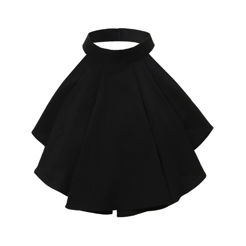 Elegantes viktorianisches Kostümkragen, gerüschte Spitze, Jabot-Halskragen für Halloween-Partys, Cosplay, Vampire-Kostümkragen – Detail 15