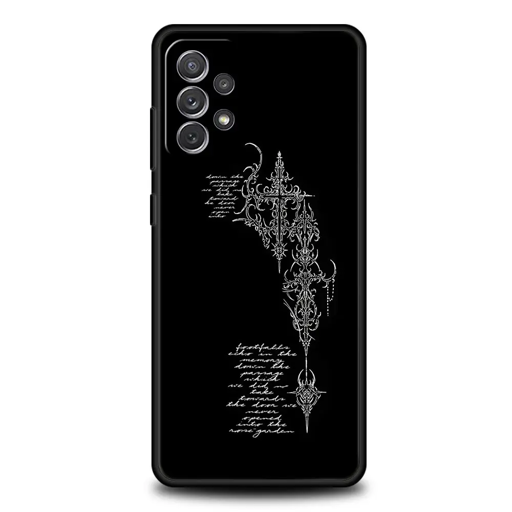 Cyber Sigil Cross Line Protective Phone Case Cover
