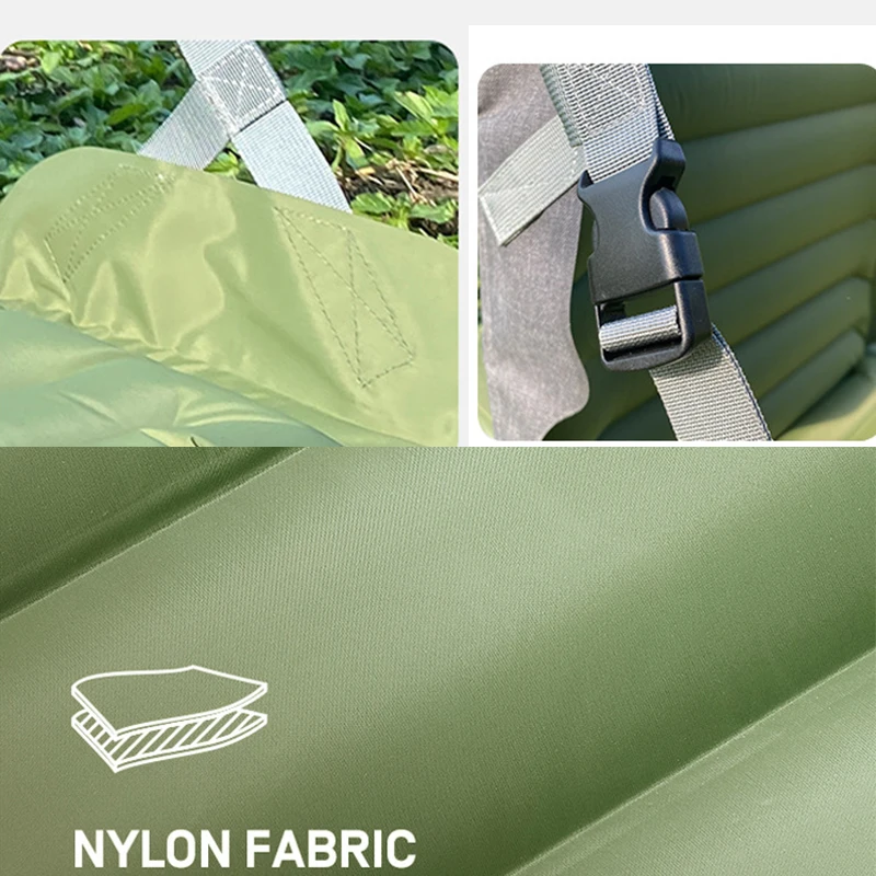 Inflatable Chair Outdoor Sleeping Mattress Multifunction 180 Degree Adjustment Waterproof Material Grass Garden Travel Accessory