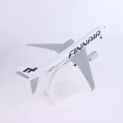 Premium Alloy Metal Aircraft Display Kit with Wheels - 20cm (One size)