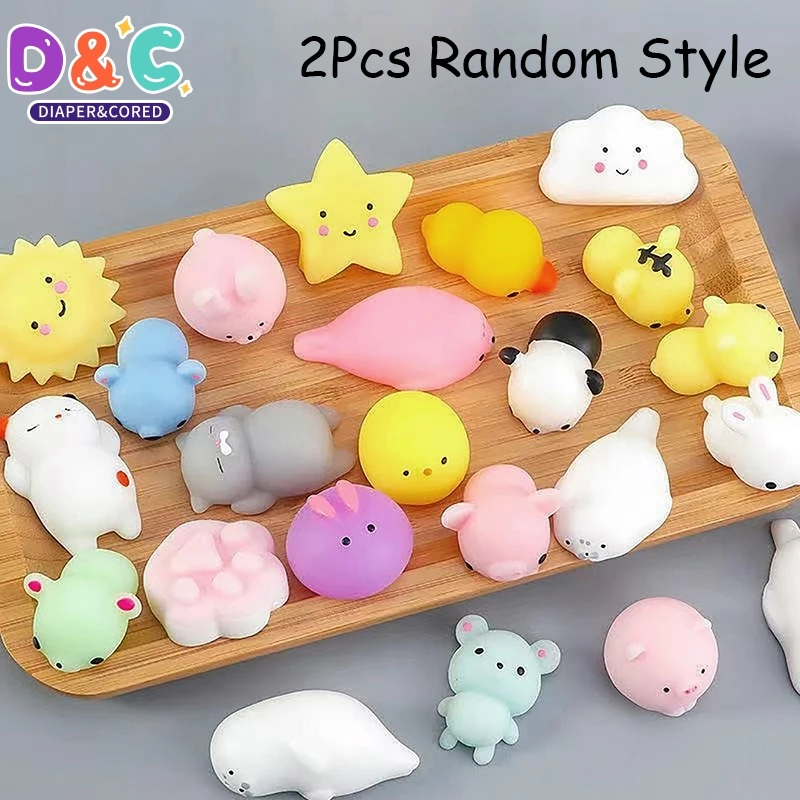 

2/5/10Pcs Mini Animal Squishy Toy Squeeze Ball Toys Fidget Toys Pinch Kneading Toy Stress Reliever Toys Kid Party Favor