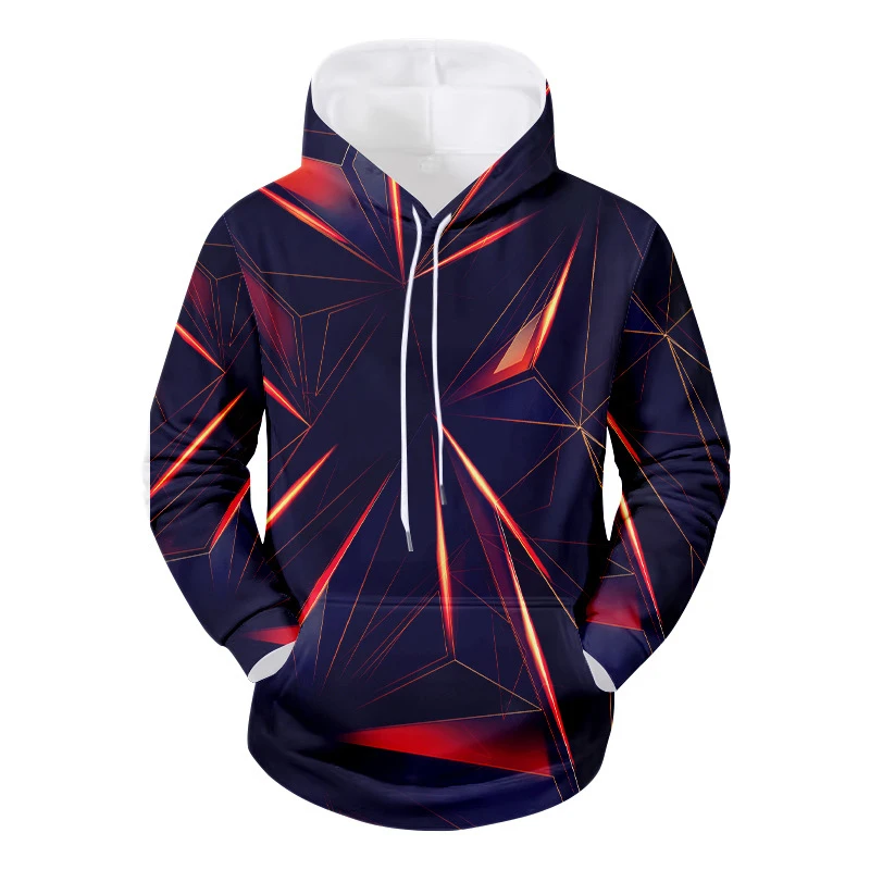 Black Colorful Fashion Style 3D Printed Hoodies Unisex Pullovers Hoodie Casual Sweatshirts