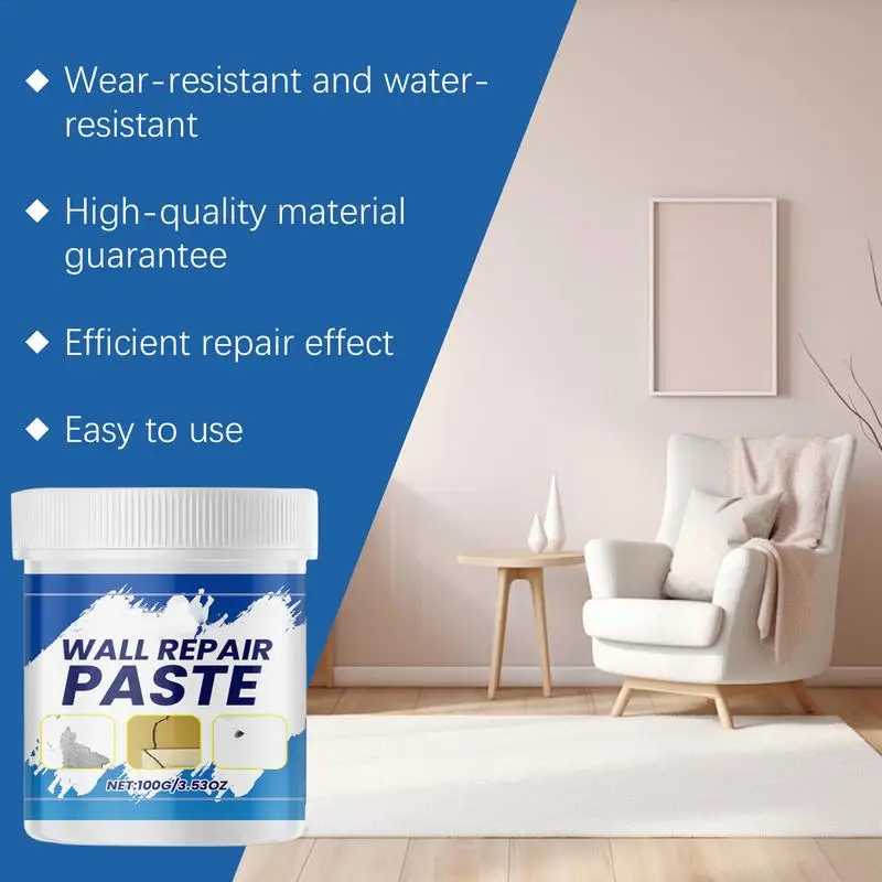 Quick Fix For Wall Crack Multipurpose Household Wall Repair Putty Repair Holes Odorless Drywall Patch Ceramic Glaze