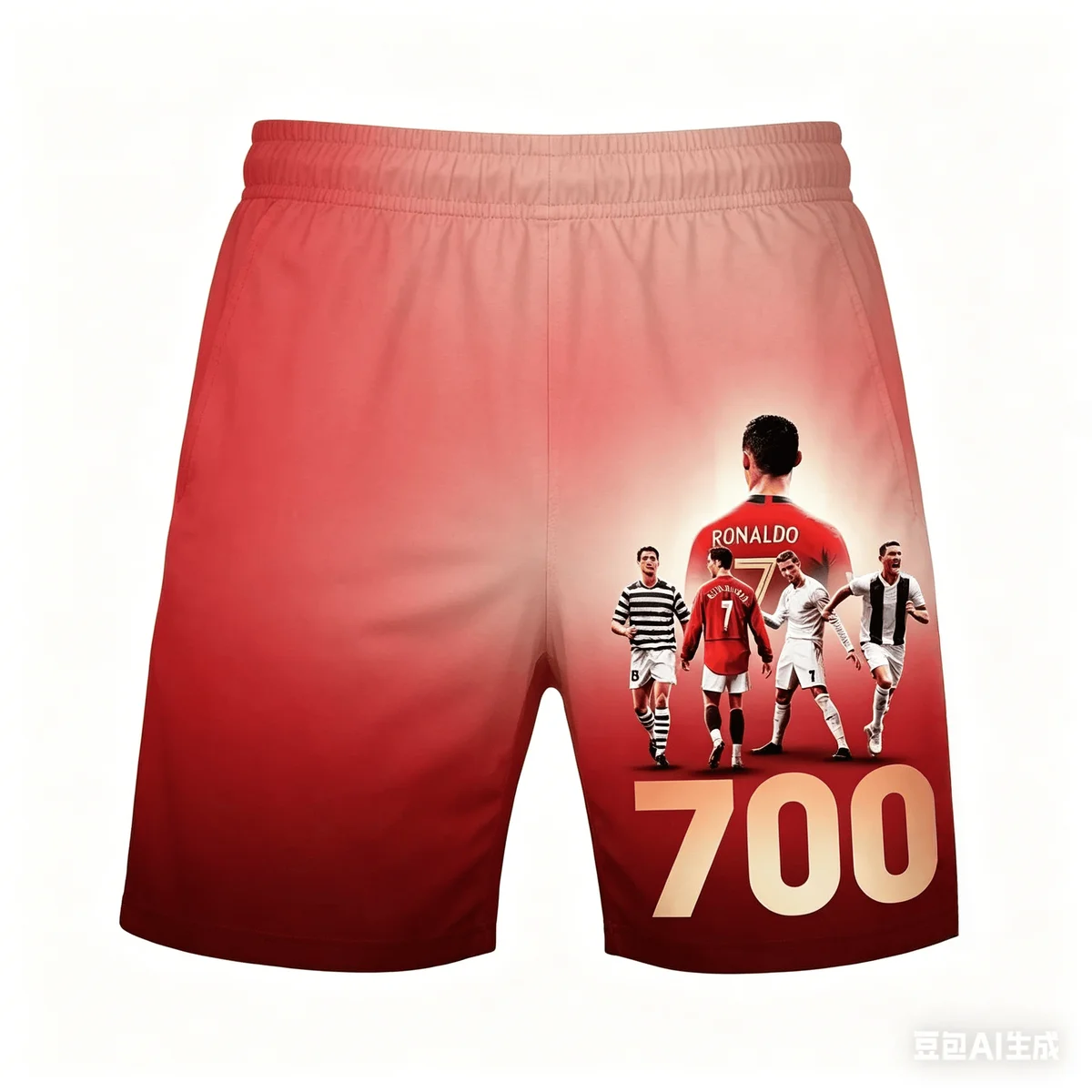 Football King Cristiano Ronaldo No. 7 Legendary Shorts! Must-have Sports and Casual Pants for Adult and Child Fans — view 3