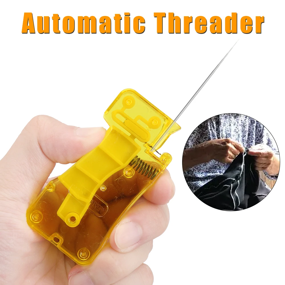 Home Hand Machine Sewing Auto Needle Threader DIY Tool 1pc Automatic