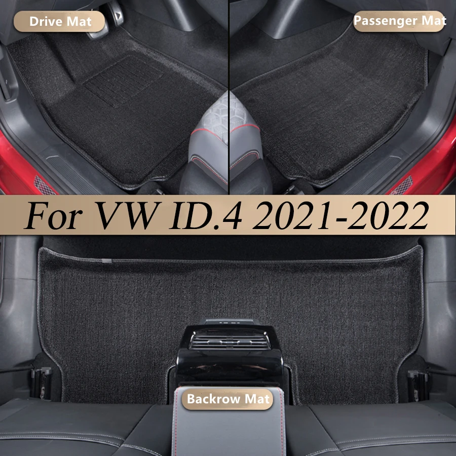 Upgrade Material All Weather Floor Mats for Volkswagen ID.4 2021 2022