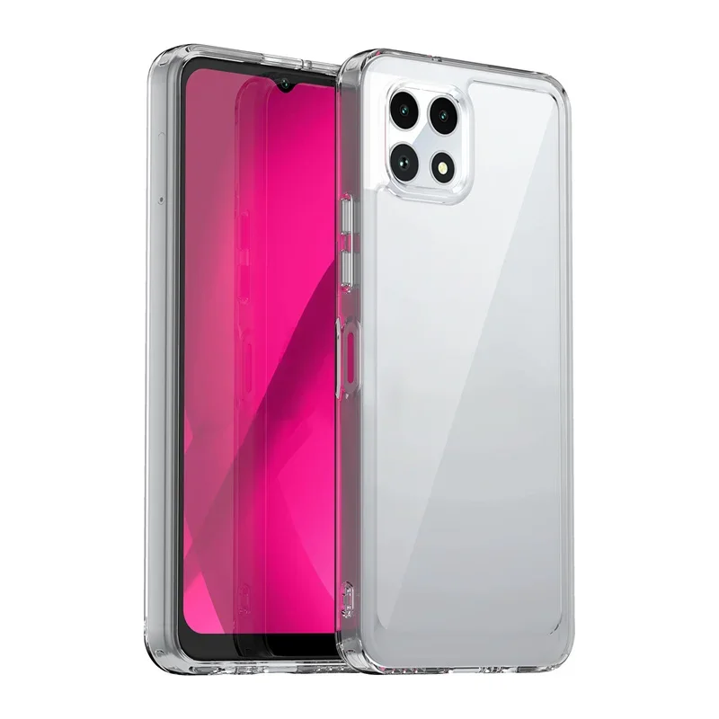 Transparent Colorful TPU Protective Phone Case - Clear Shell Cover