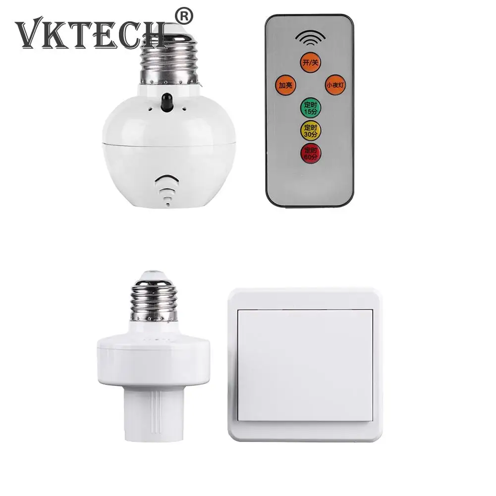 Verfijnen echtgenoot Redelijk Hoge Kwaliteit E27 Draadloze Afstandsbediening Licht Lamp Houder Led lampen  Licht Slimme Schakelaar Socket Bereik Smart Apparaat Voor Led lamp| | -  AliExpress