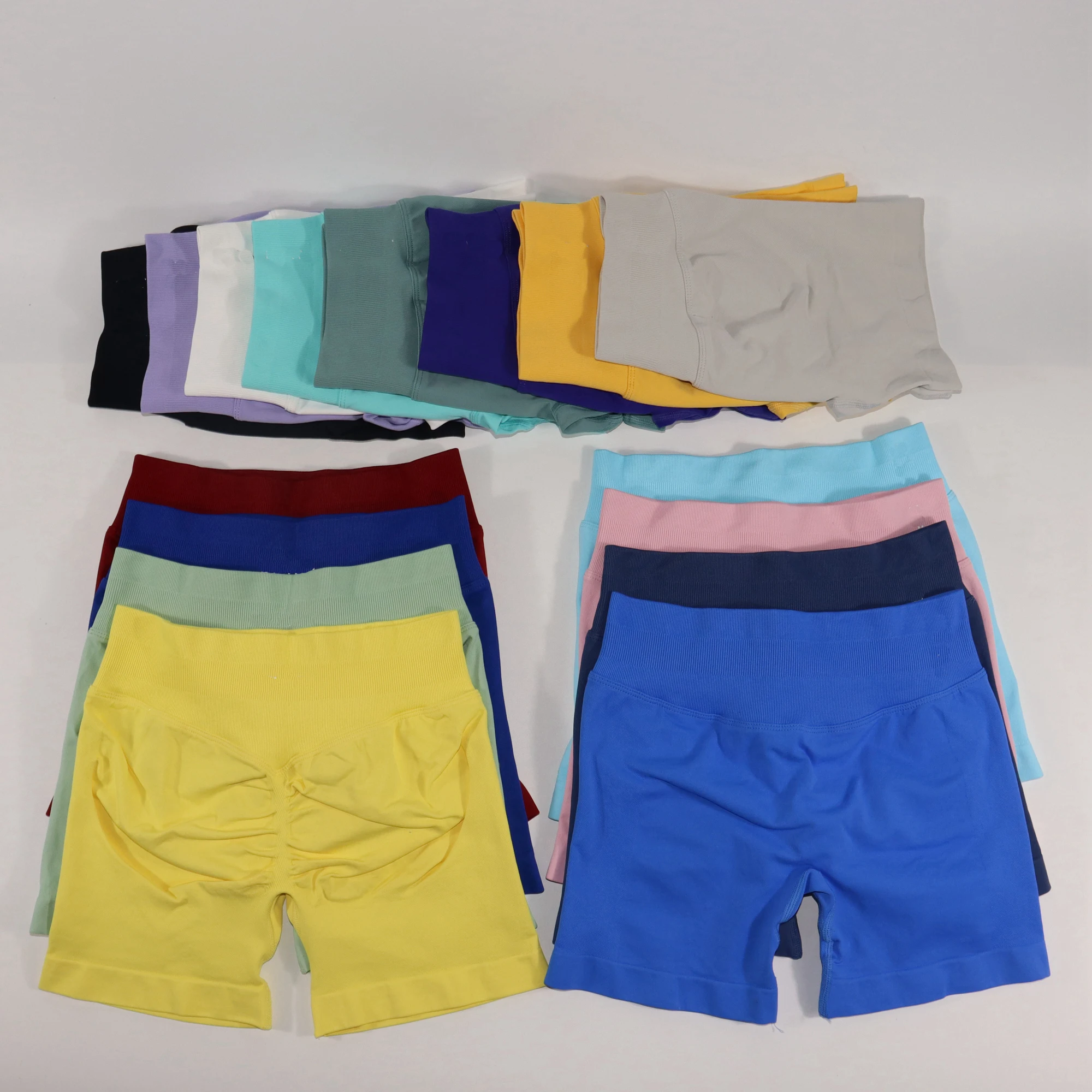 New Color Impact Shorts Women Scrunch Bum Gym Shorts Low Waist Seamless Yoga Workout Short Leggings Booty Stretch sports shorts running shorts yoga shorts workout shorts seamless shorts