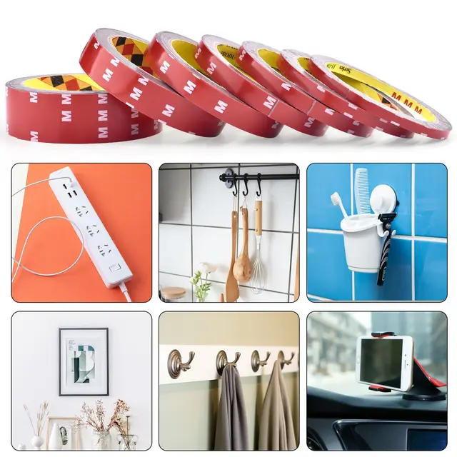 6-30mm 3 Meters Super Strong Double Sided Adhesive Tape For Home Appliance Wall Stickers Home Improvement Resistant Tapes 4 6-30mm 3 Meters Super Strong Double Sided Adhesive Tape For Home Appliance Wall Stickers Home Improvement Resistant Tapes 4
