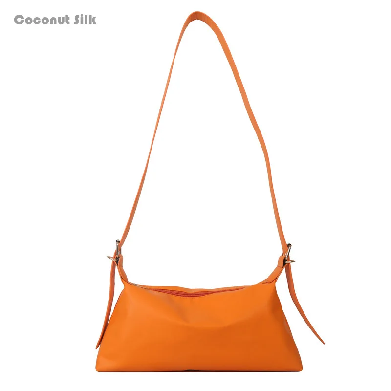 

Новинка 2024, простая модная сумка CoCoS для подмышек, Повседневная модная женская сумка-пельменок, сумка через плечо с одной лямкой