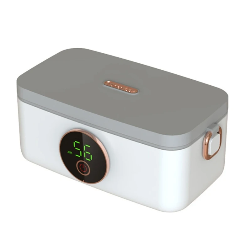 Electric Lunch Box 16000mA USB Rechargeable Bento Box Wireless Heating Lunch Box