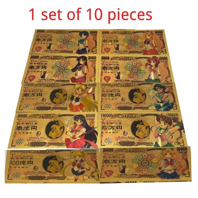 2022 anime Pokemon letter Gold Card Magic Baby commemorative gold coin collection coin Pikachu playing games children's toy gift A set of 10