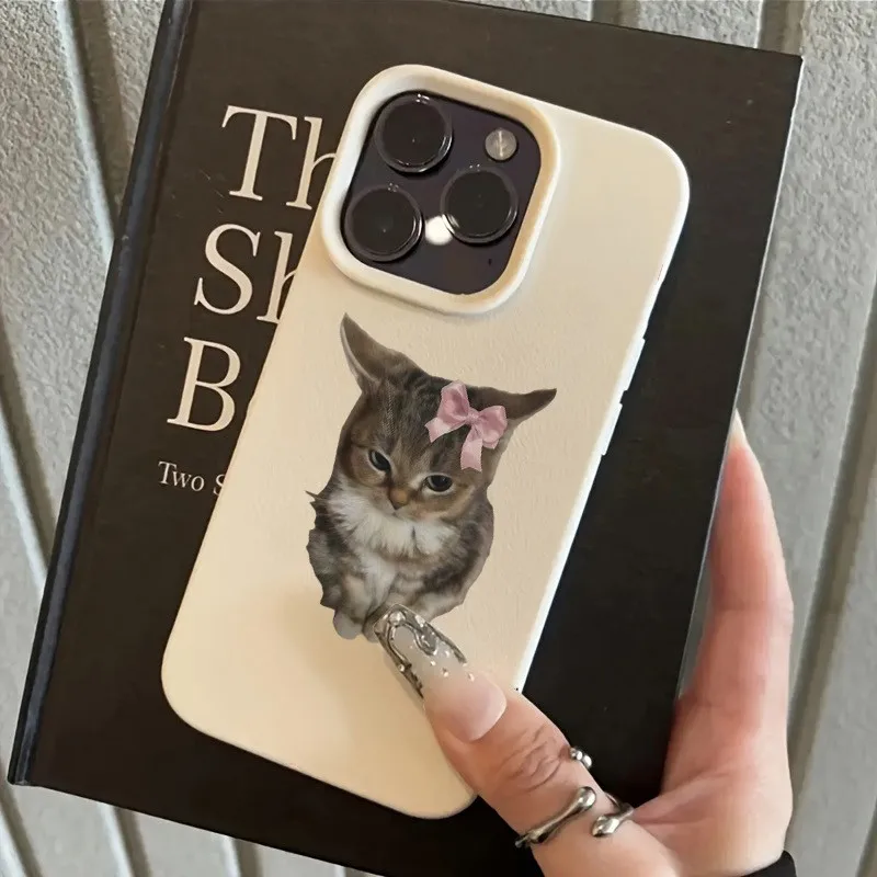 Adorable Soft Cat Pattern Phone Case Cover
