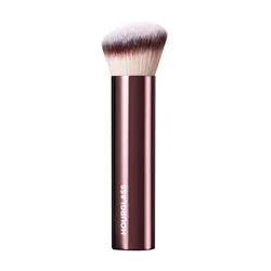 Angled Foundation Makeup Brush with Metal Handle - Professional Cosmetic Tool (No box)