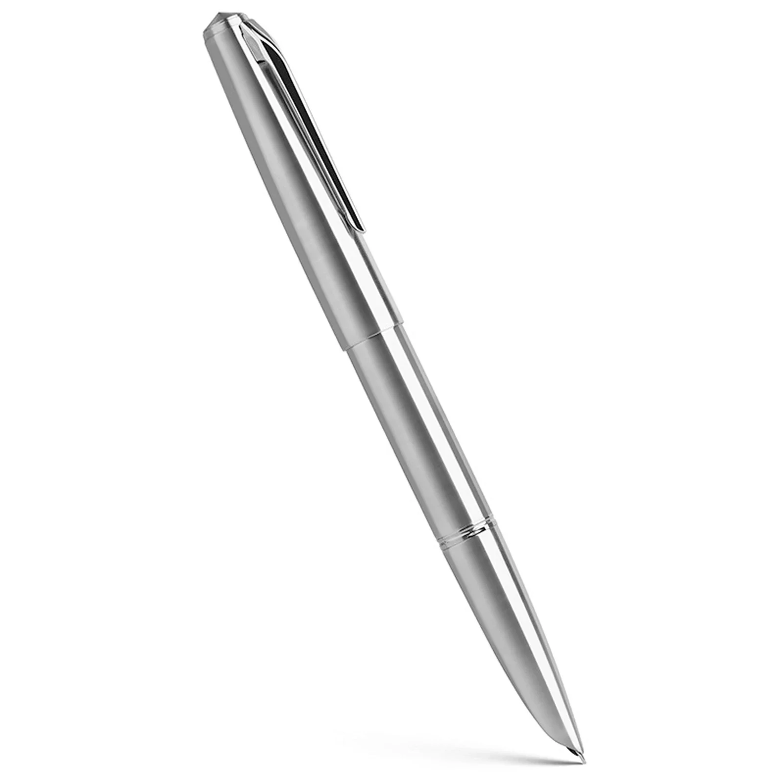 MOONMAN Ti200 Titanium Alloy Fountain Pen F 14K Gold 0.5mm nib with Converter Office Business Smooth Writing Ink Pen gift pens 2