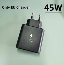 SAMSUNG Original 60W 45W Fast Charge USB - C Adapter Charger - 45w EU Charger