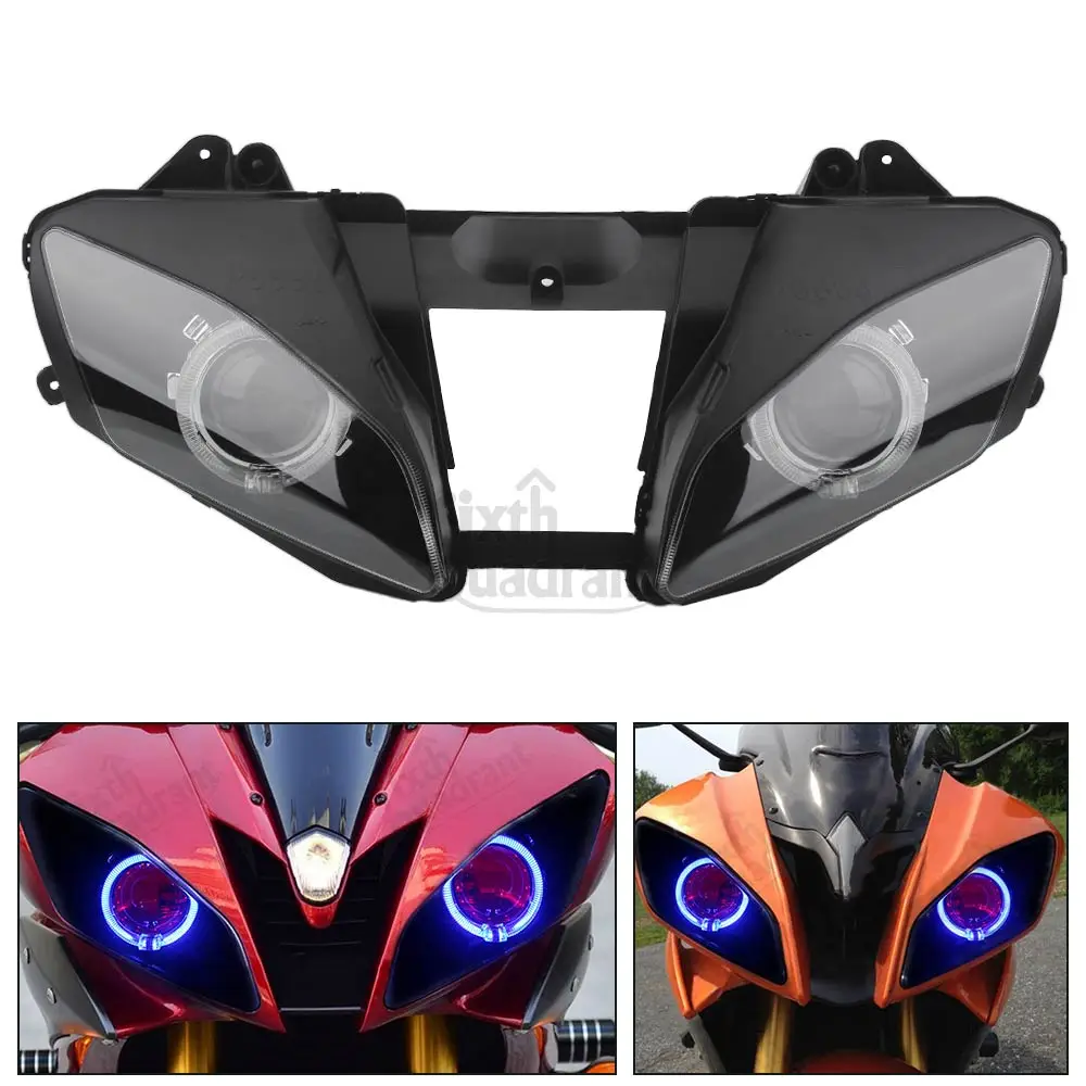 Front Headlight Grille Headlamp Protector For Yamaha YZF R6 600 2008 - View #3