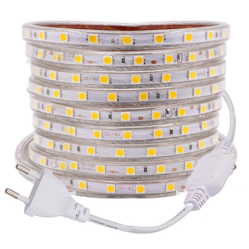 

Светодиодная лента SMD5050, 220 В, 60 светодиодов/м