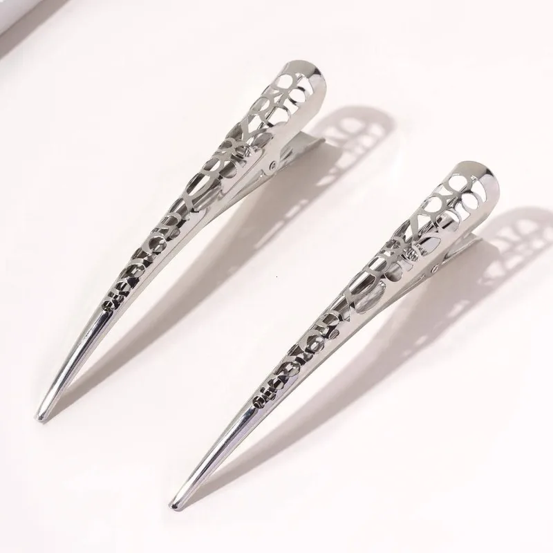 Elegant Metal Hair Clips - Stylish Salon Hairdressing Accessories