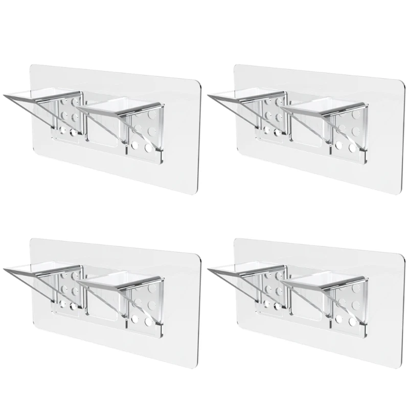 

Versatile Bracket Holder Double Row Board Support for Mounting Decorative Items