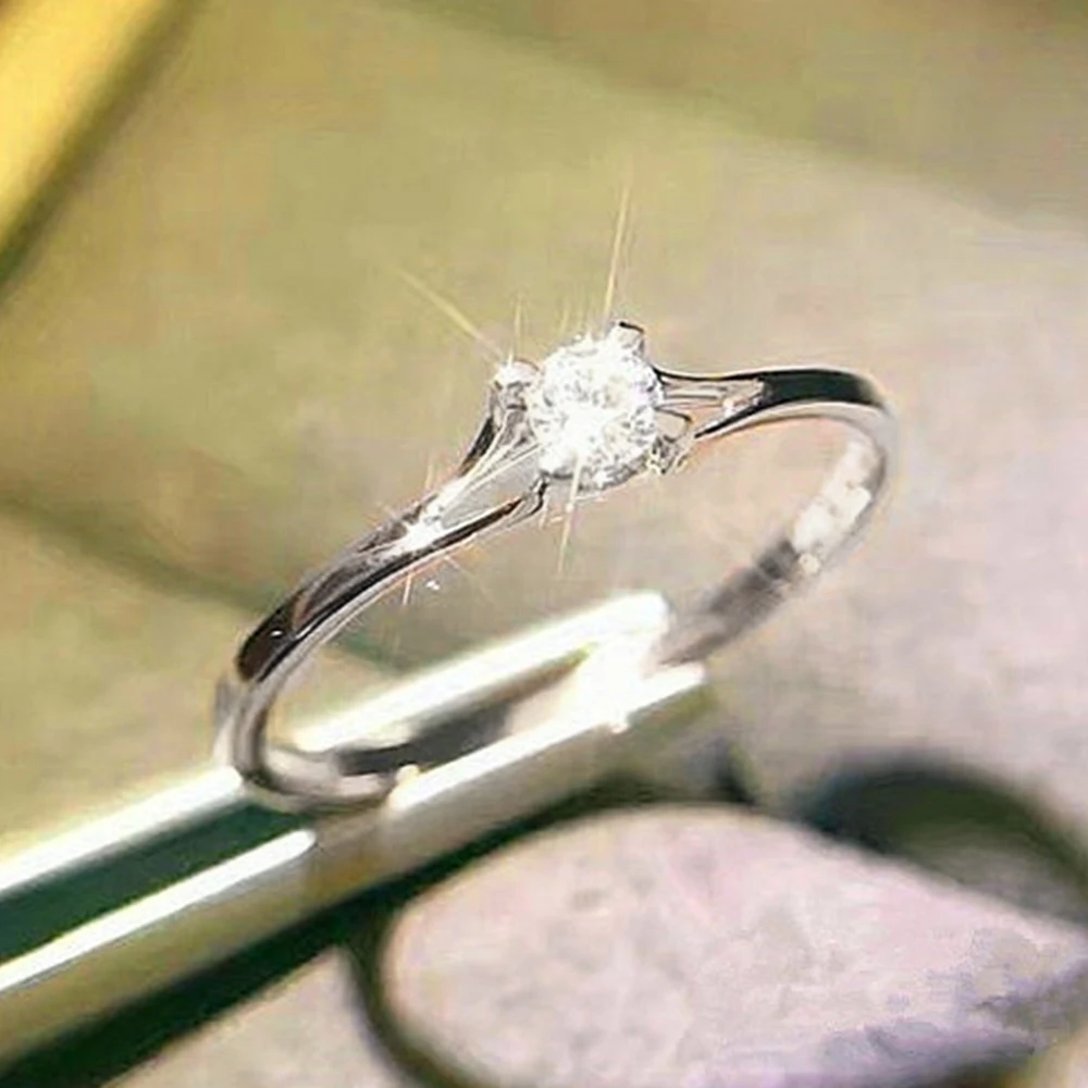 Amazon.com: WDIYIEETN Vintage Ring Gold Engagement Ring Diamond Wedding Ring  14k Gold Milgrain Band for Women Girls (6): Clothing, Shoes & Jewelry