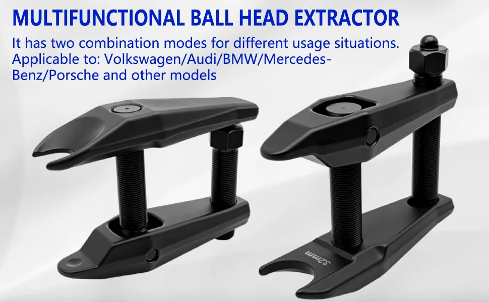 Kugelgelenk-Trennwerkzeug-Set, Hochleistungs-Steuerarm-, Achsschenkel- und Spurstangenkopf-Abzieher für BMW/Mercedes/Land Rover – Detail 2