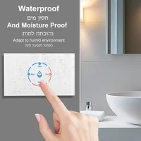 Chauffe-eau intelligent Wifi, interrupteur tactile, 40A, 8800W, norme américaine, application Smart Life, contrôle via l'application Tuya, compatible avec Alexa et Google Home 2