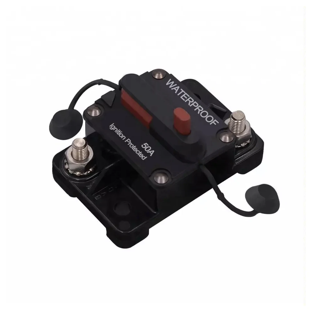 Circuit Breaker 12-48V DC Reset 30A-300A AMP For Car Boat Auto Waterproof