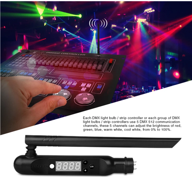 Miboxer FUTD01 DMX 512 LED ۽ű  ȭ ÷  LED  ȿ    2.4G  ű 