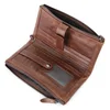 Men's Long Handbag Business Vintage Cow Leather Clutch Man Wallet Brand Long Wallet For Man Casual Handhold Bag Male Purse 3