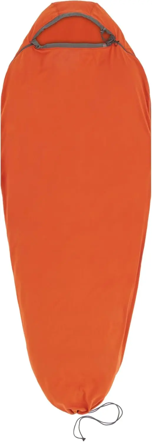 Reactor Insulated Sleeping Bag Liner,Hollow-core Thermolite EcoMade fibers are used in a grid-pattern fleece for maximum warmth