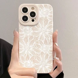 Ditsy Floral Silicone Phone Case - Vibrant Floral Design Cover - Galaxy S23 Ultra (1)