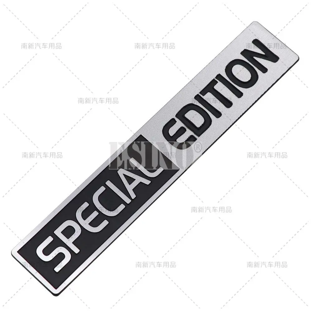 Adesivo sportivo 3D in metallo per auto, decalcomania con emblema sportivo, per auto, accessori decorativi per esterni dell'auto, adesivi 3D per parafango laterale bagagliaio posteriore (nero