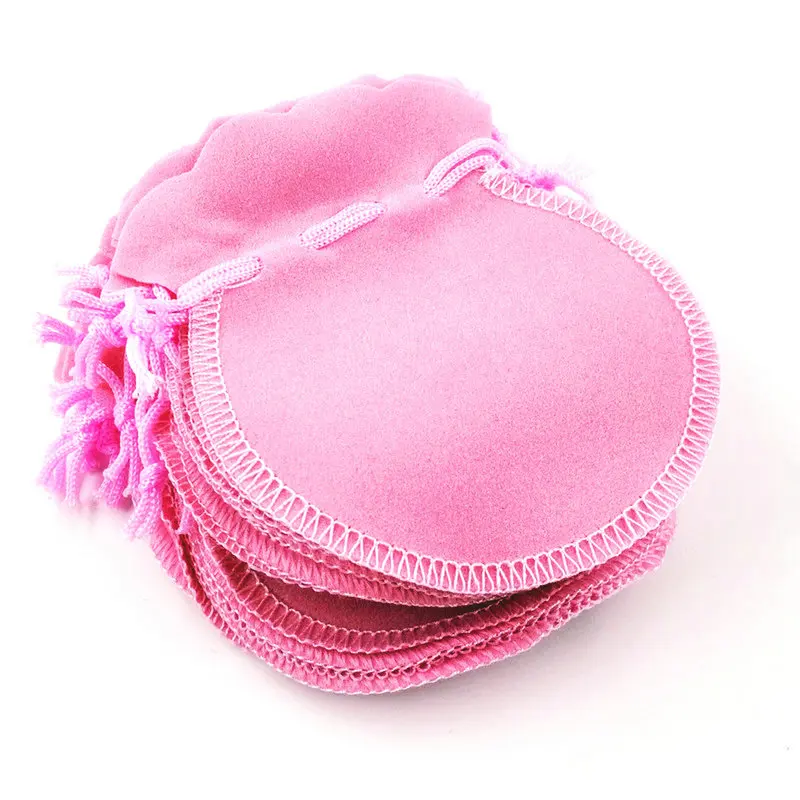 Free Shipping 100 PCS Mixed Color 70 * 80 MMLovely Thin Wool String Bag Jewelry Christmas Gift Wedding Party