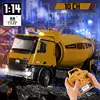 HUINA 1/14 RC Car Concrete Mixer Truck Toy Model 2.4GHZ 10CH Wireless Remote Control Engineering Vehicle Outdoor Toy Boy Gift ﻿ 6