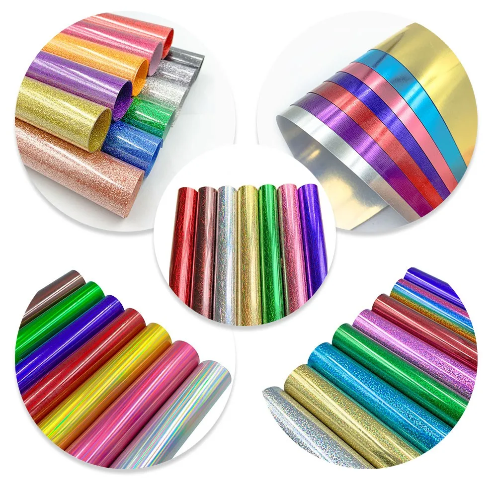 Glitter Heat Transfer Vinyl Sheet - 20x25cm Iron-On for DIY Projects and Home Decor