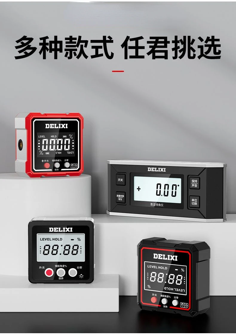 Description Picture 2 of itemDip Box High Precision Portable Digital Display Electronic Slope Angle Ruler with Magnetic Specification Slope Leveler
