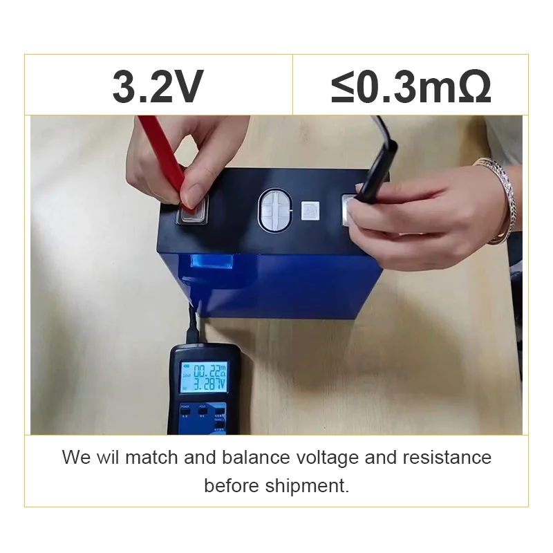 Grade A 320Ah Lifepo4 Battery 3.2V Lithium Iron Phosphate 8000 Cycles Rechargeable Cell For DIY 12V 24V 48V Home Solar Camping 6