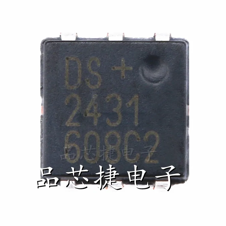 

Новый и оригинальный Однолинейный ИНТЕРФЕЙС IC чип памяти ds2431p + t & r, Шелковый экран ds2431